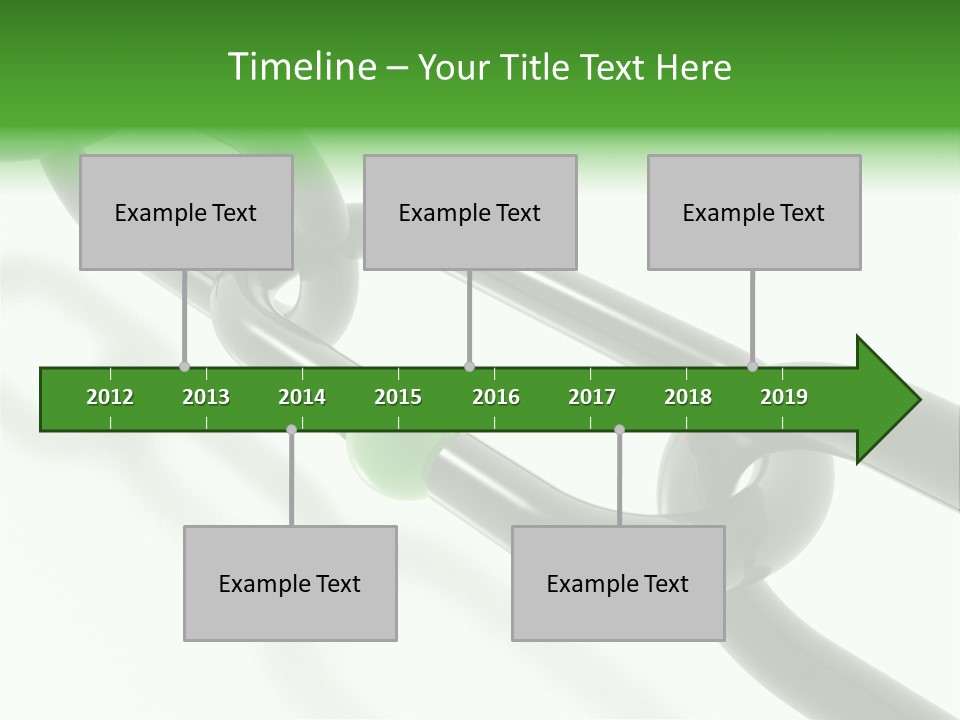Group Clasped Row PowerPoint Template