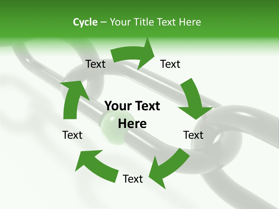 Group Clasped Row PowerPoint Template