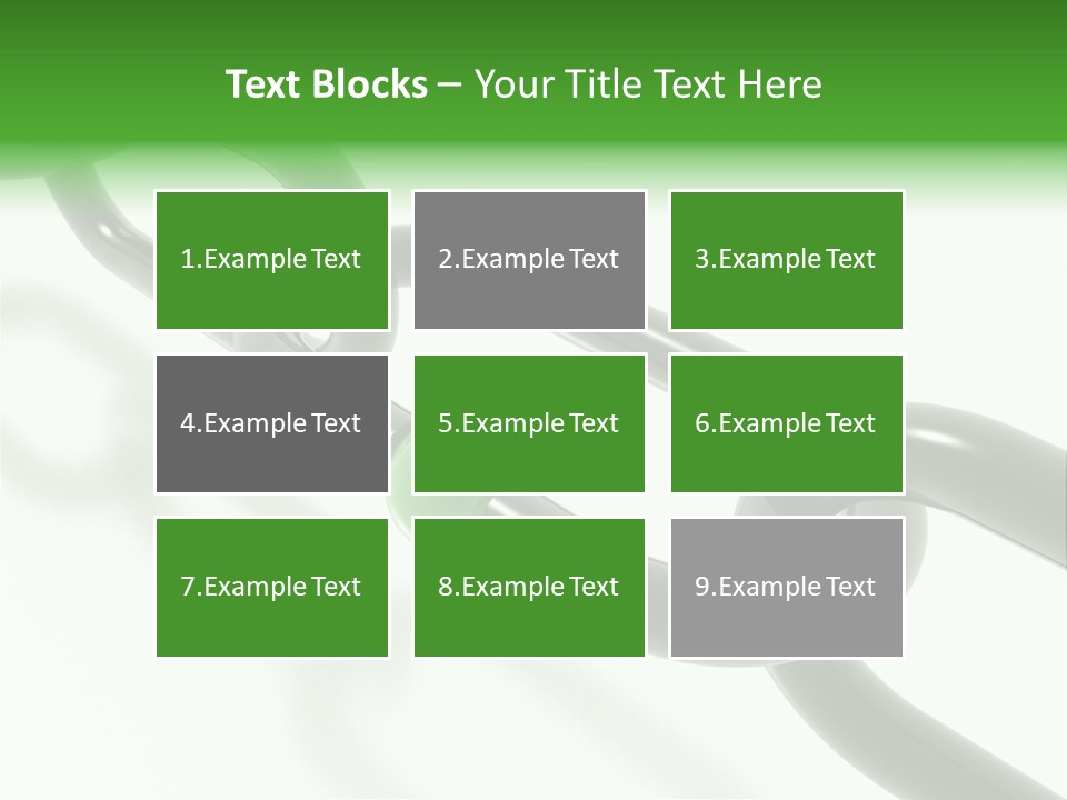 Group Clasped Row PowerPoint Template