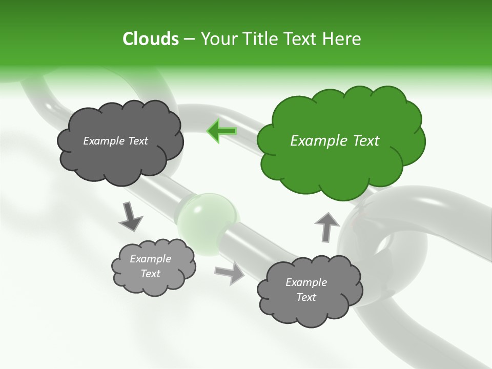 Group Clasped Row PowerPoint Template