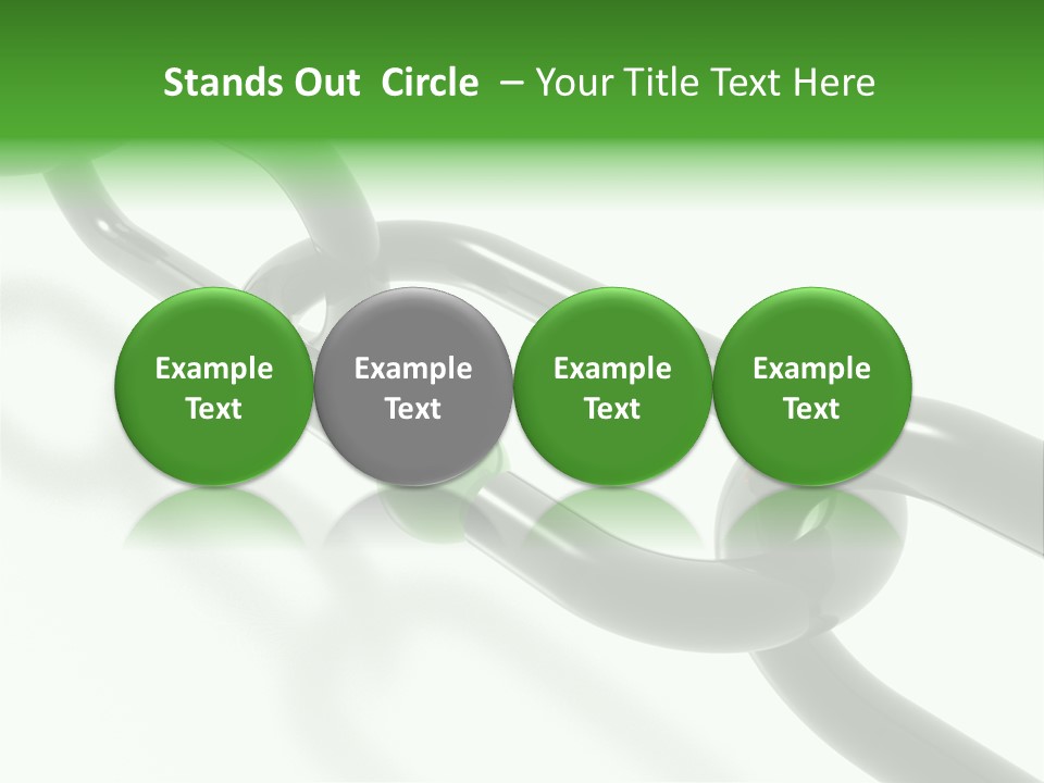 Group Clasped Row PowerPoint Template
