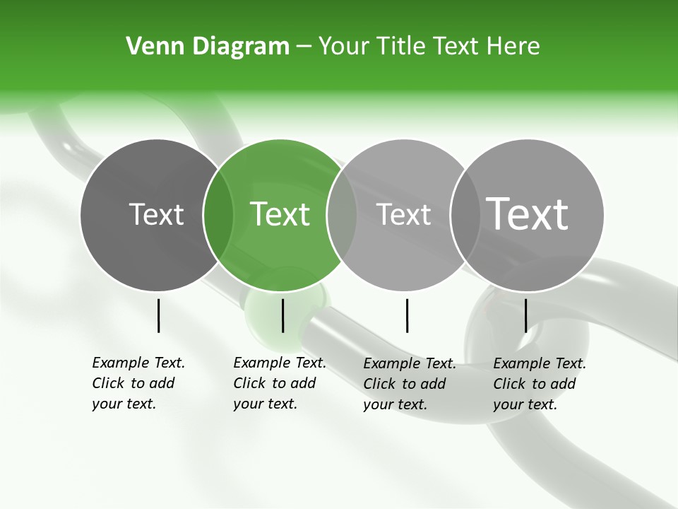 Group Clasped Row PowerPoint Template