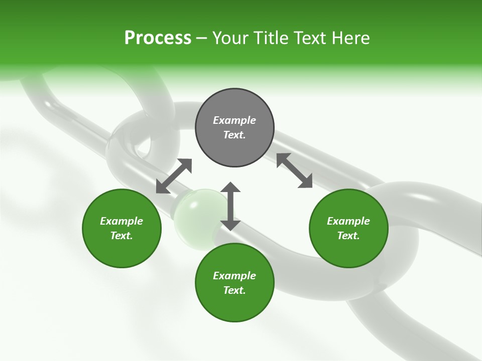 Group Clasped Row PowerPoint Template