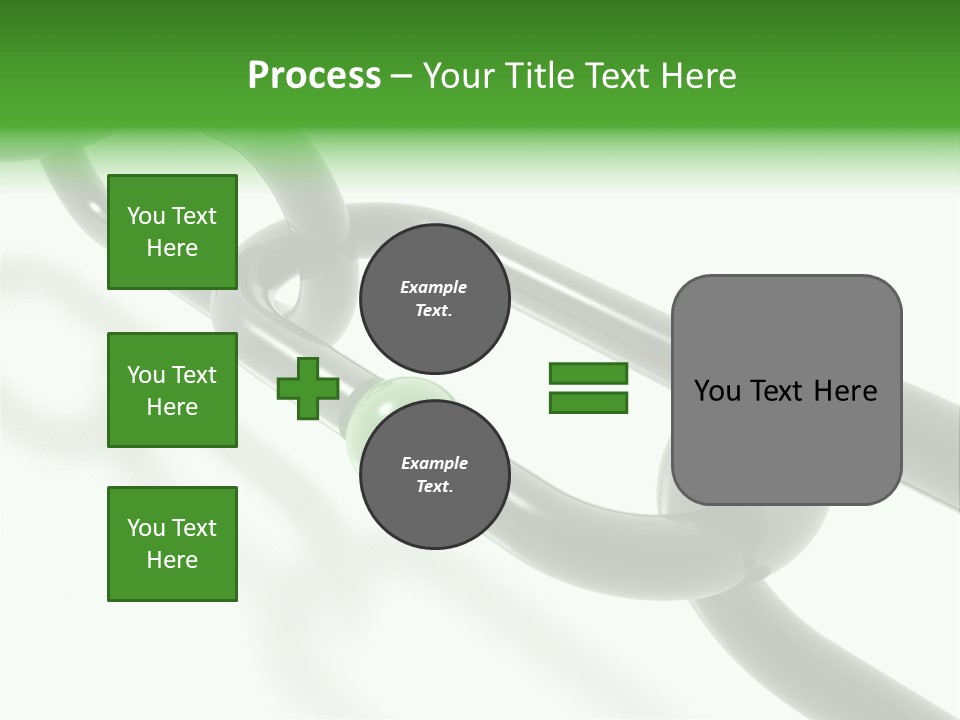 Group Clasped Row PowerPoint Template