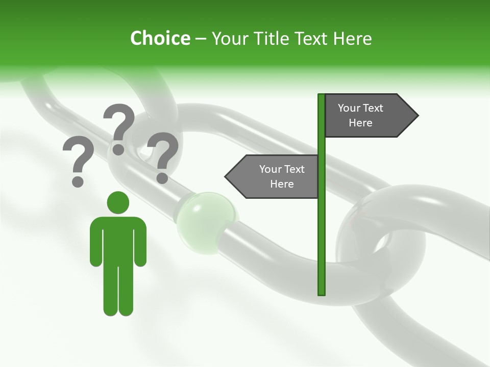 Group Clasped Row PowerPoint Template