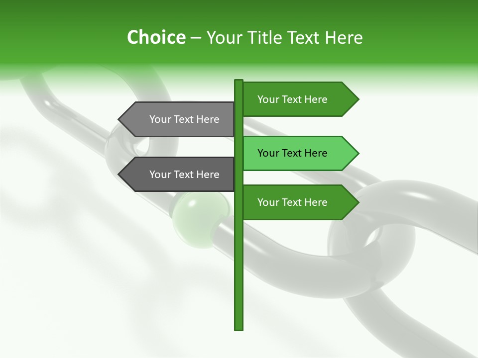 Group Clasped Row PowerPoint Template