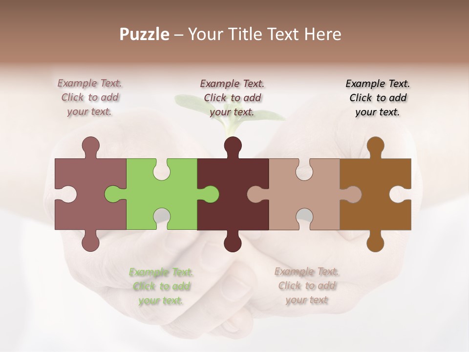 Gardening Rise Flower PowerPoint Template