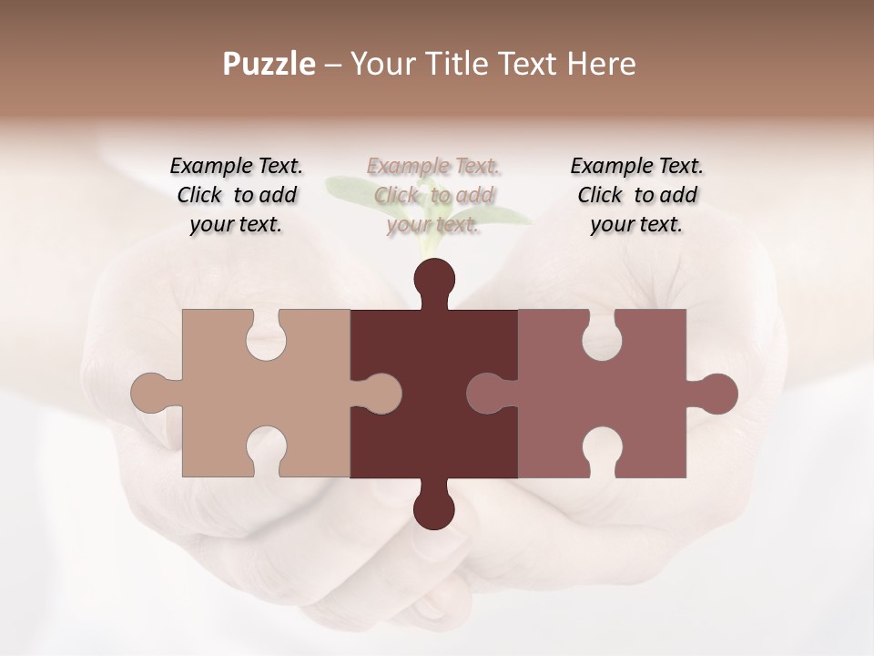 Gardening Rise Flower PowerPoint Template