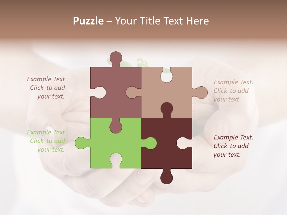 Gardening Rise Flower PowerPoint Template