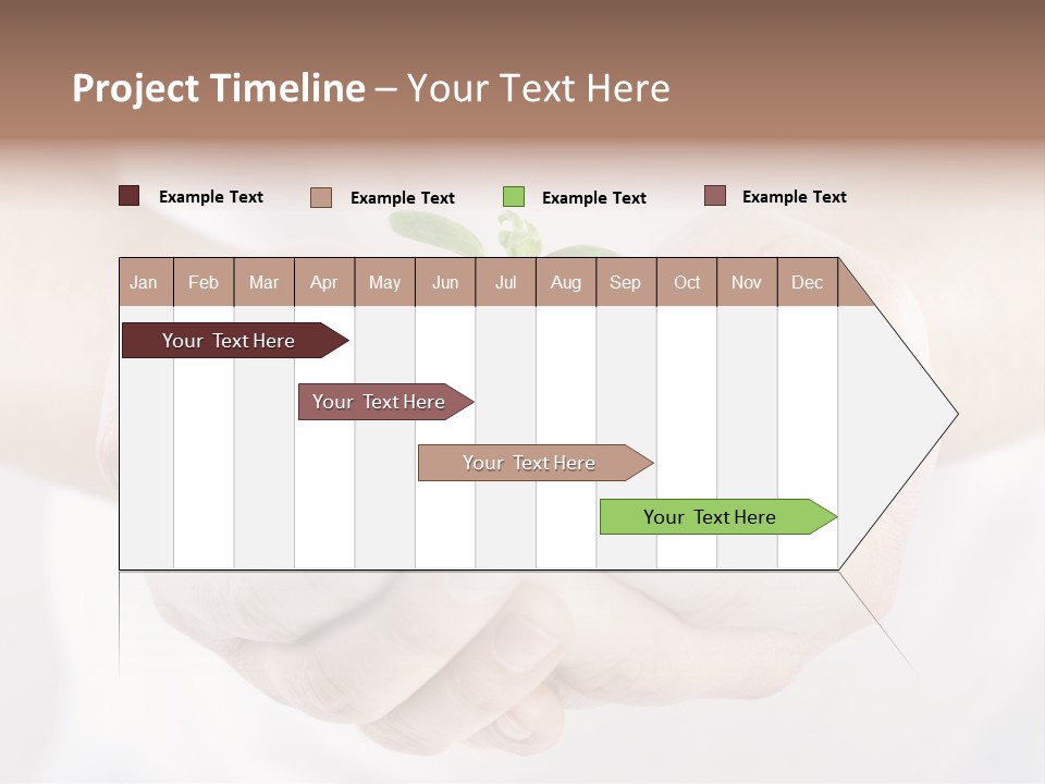 Gardening Rise Flower PowerPoint Template