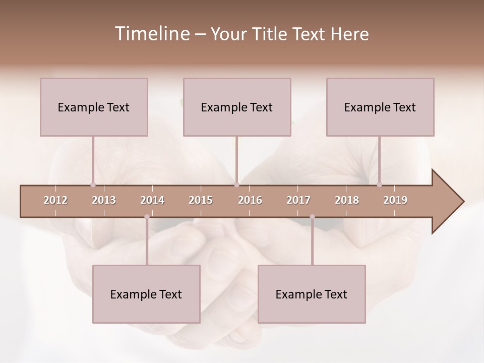 Gardening Rise Flower PowerPoint Template