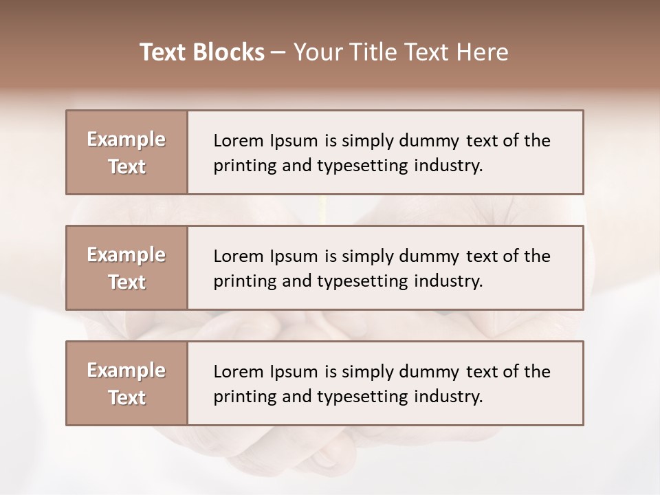 Gardening Rise Flower PowerPoint Template