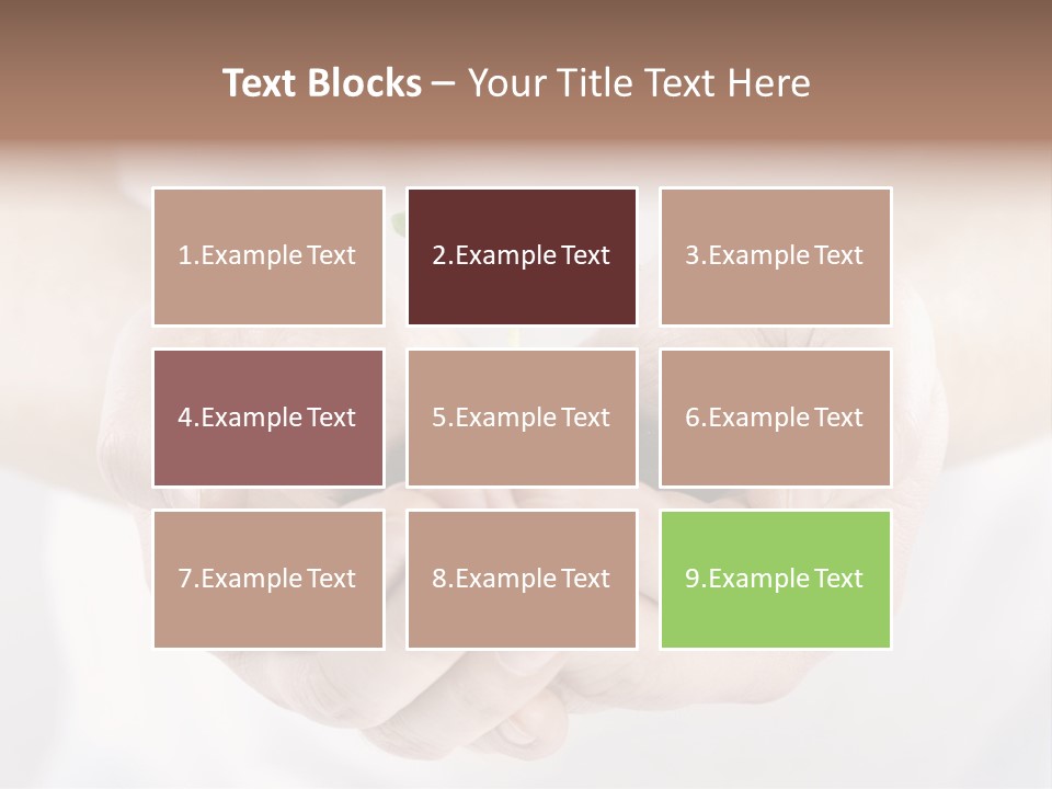 Gardening Rise Flower PowerPoint Template