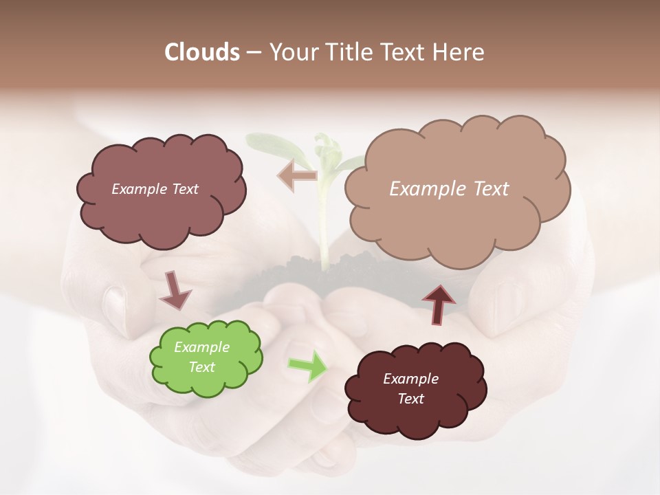 Gardening Rise Flower PowerPoint Template