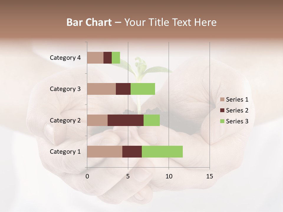 Gardening Rise Flower PowerPoint Template