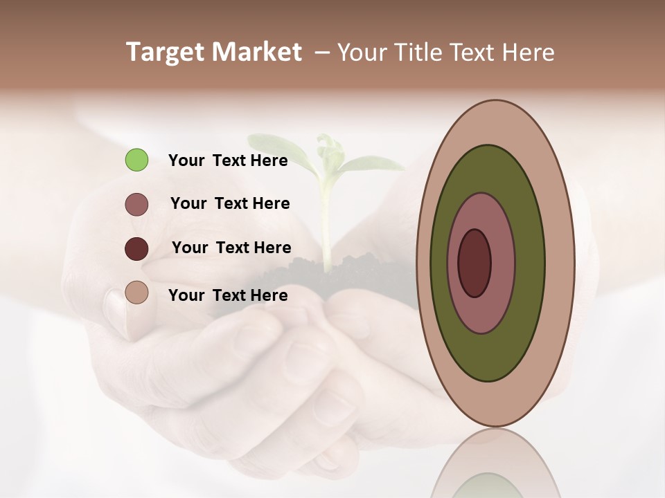 Gardening Rise Flower PowerPoint Template