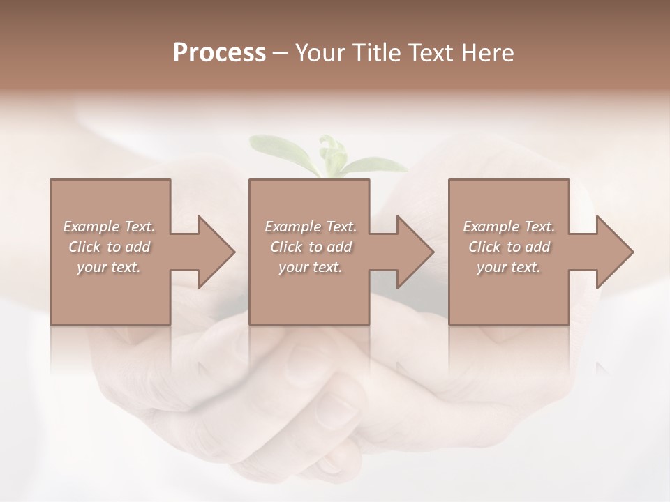 Gardening Rise Flower PowerPoint Template