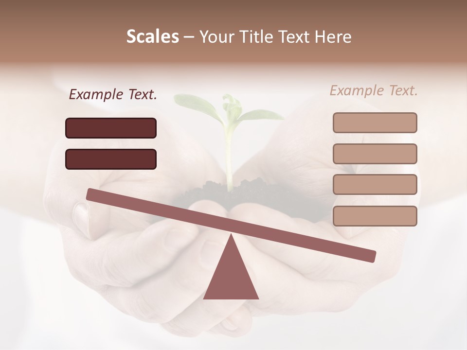 Gardening Rise Flower PowerPoint Template