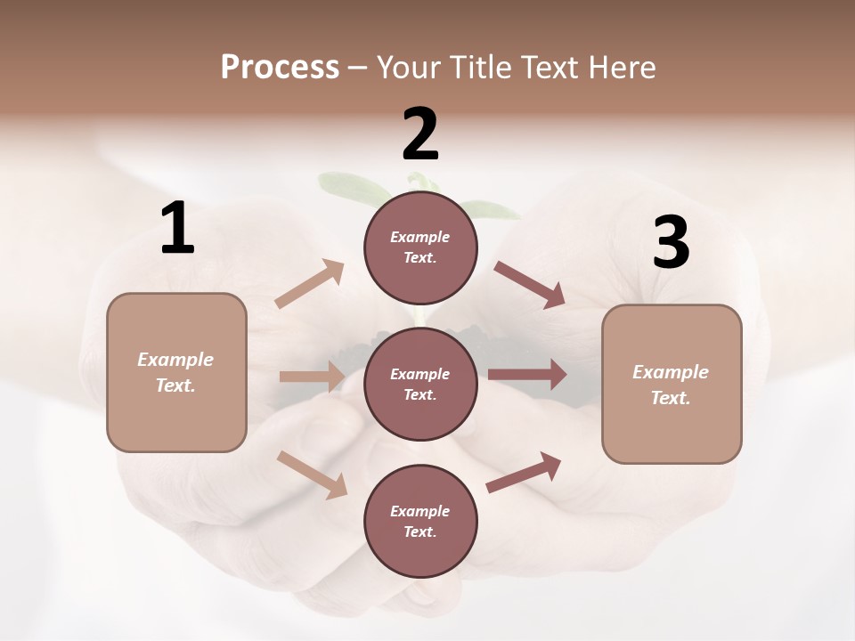 Gardening Rise Flower PowerPoint Template