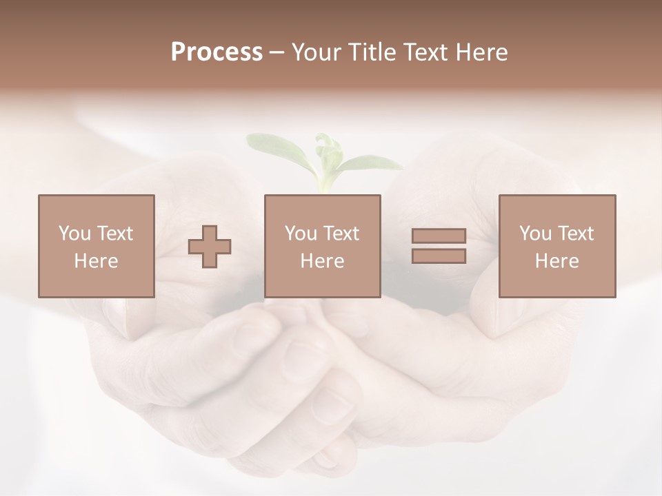 Gardening Rise Flower PowerPoint Template