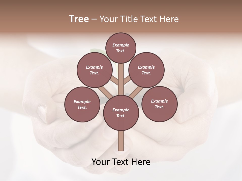 Gardening Rise Flower PowerPoint Template