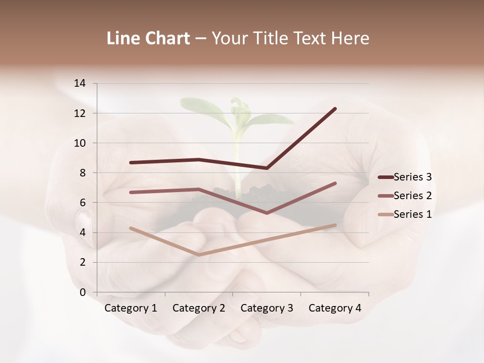 Gardening Rise Flower PowerPoint Template