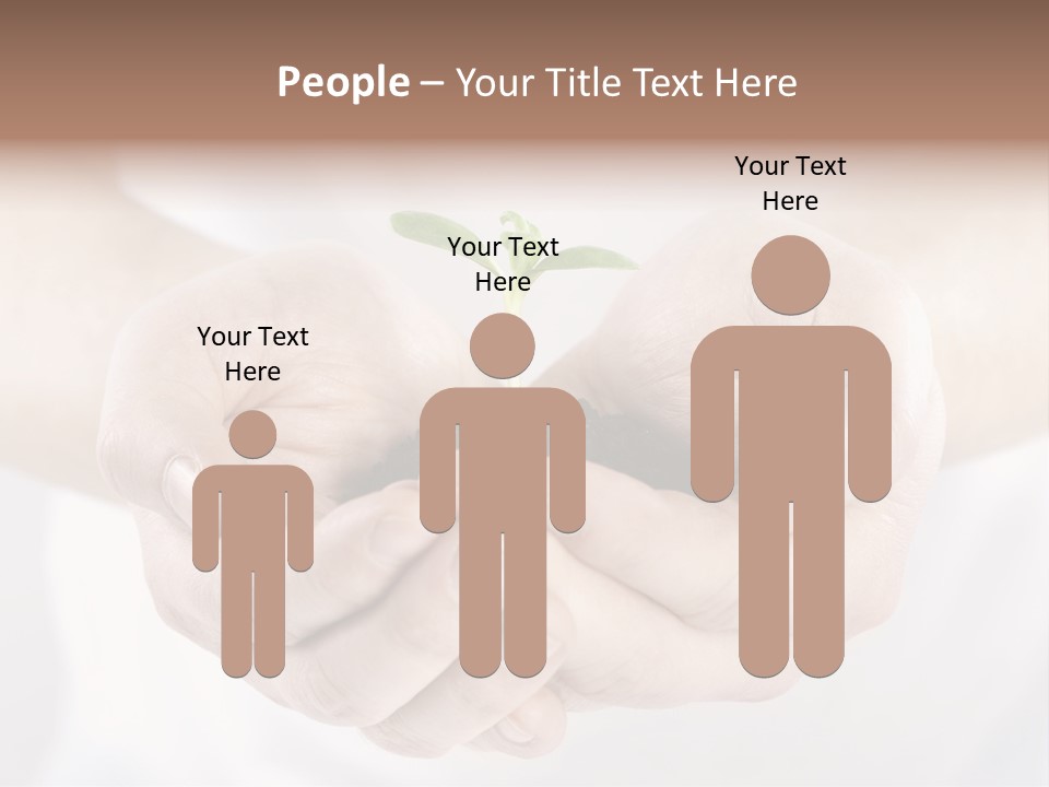 Gardening Rise Flower PowerPoint Template