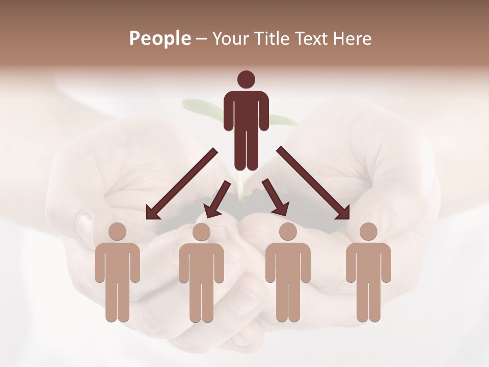 Gardening Rise Flower PowerPoint Template