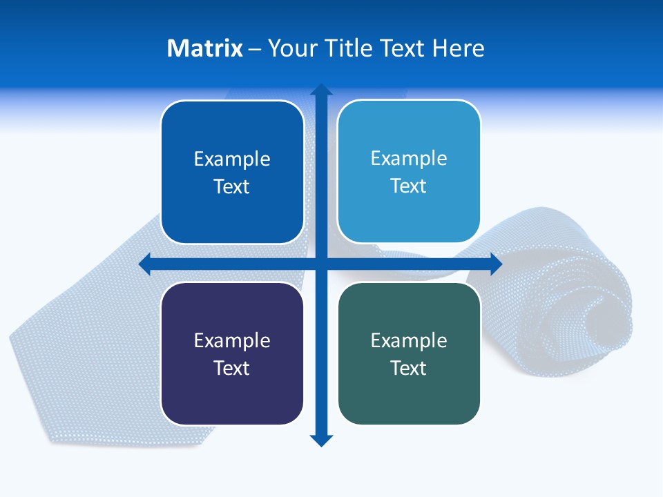 Stripy Elastic Clothes PowerPoint Template