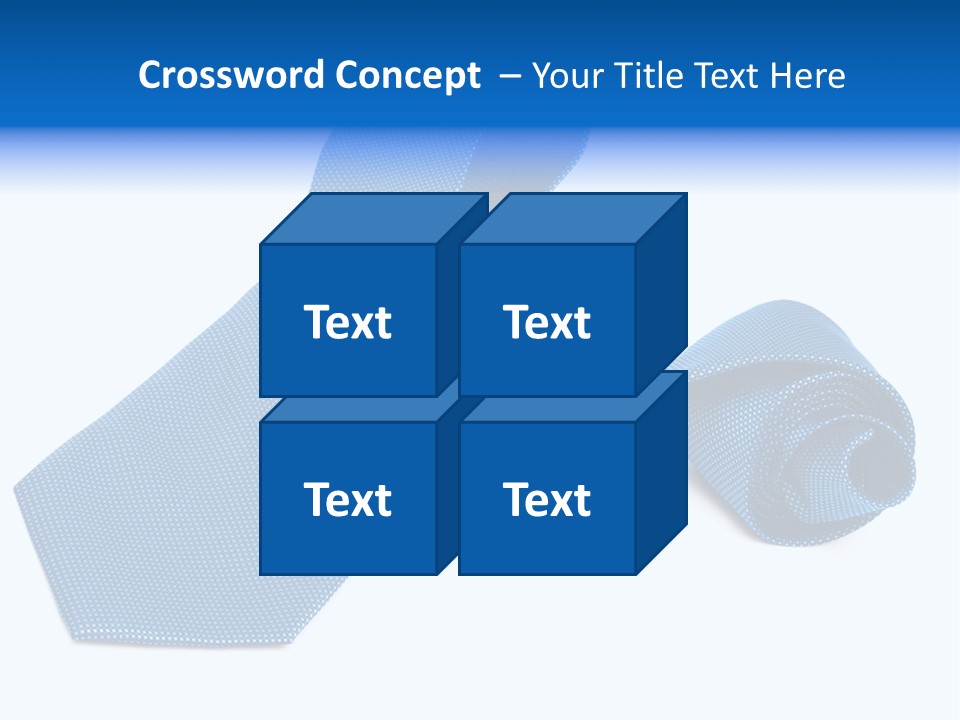 Stripy Elastic Clothes PowerPoint Template