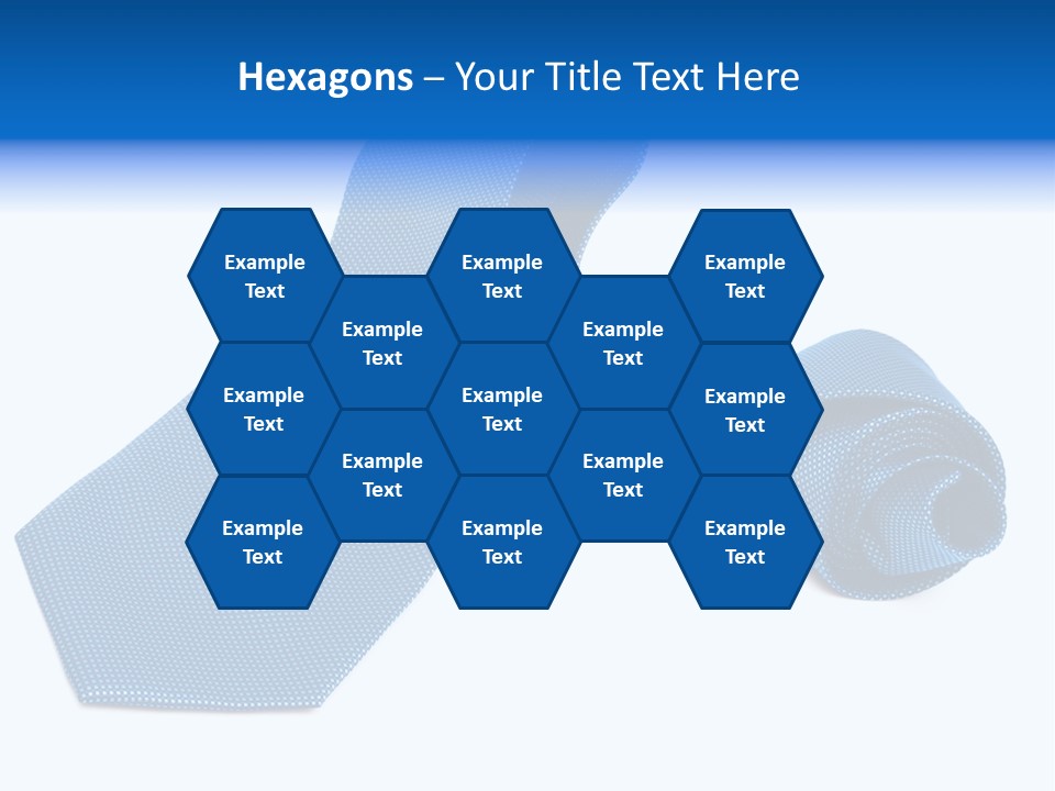 Stripy Elastic Clothes PowerPoint Template