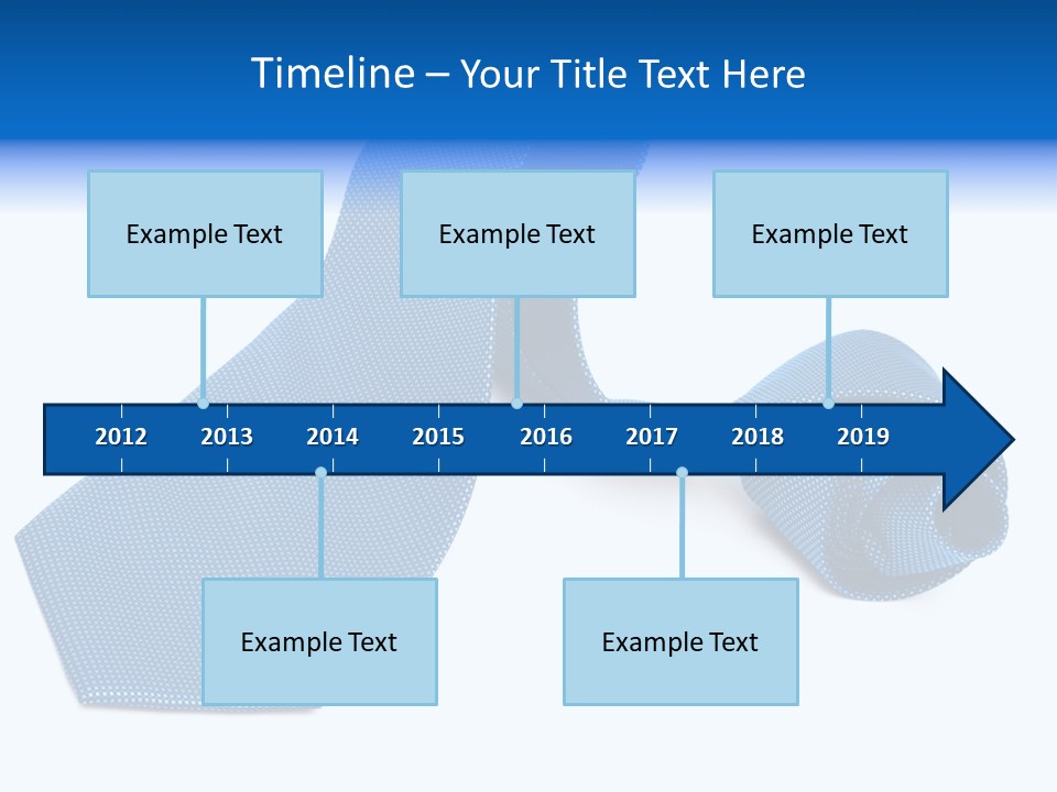 Stripy Elastic Clothes PowerPoint Template