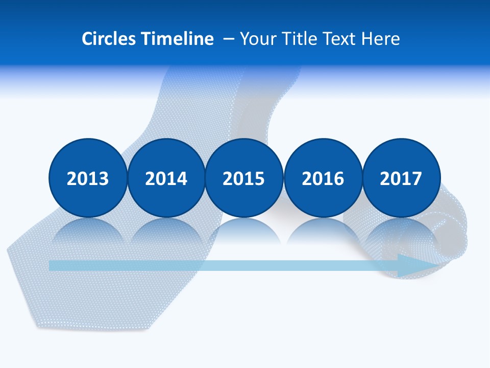 Stripy Elastic Clothes PowerPoint Template