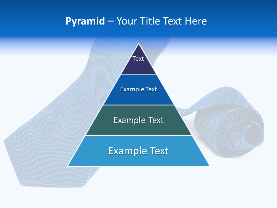 Stripy Elastic Clothes PowerPoint Template