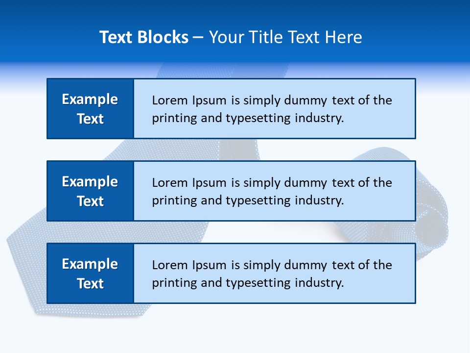 Stripy Elastic Clothes PowerPoint Template