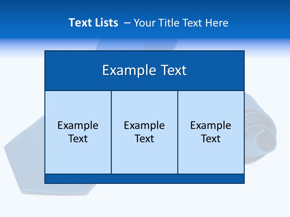 Stripy Elastic Clothes PowerPoint Template