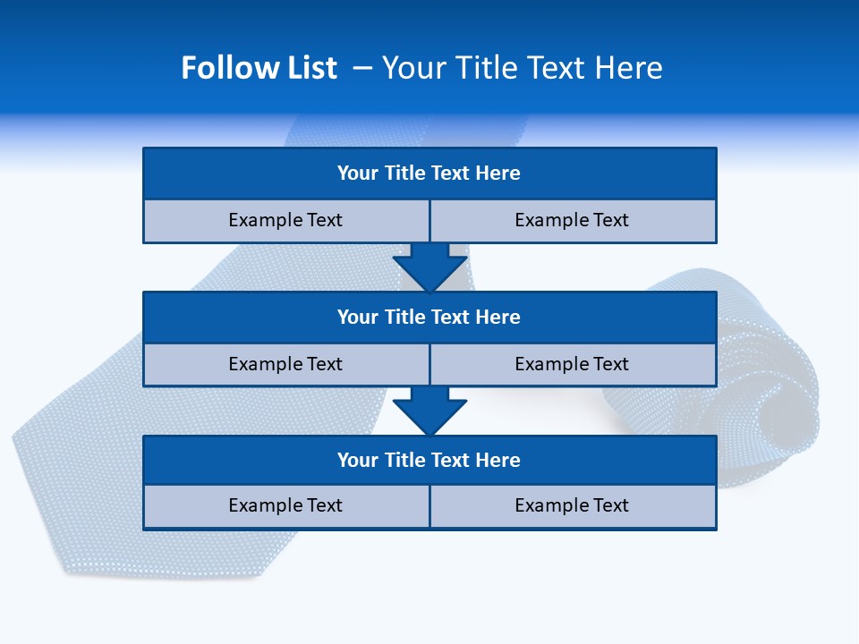 Stripy Elastic Clothes PowerPoint Template