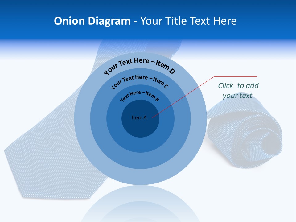 Stripy Elastic Clothes PowerPoint Template