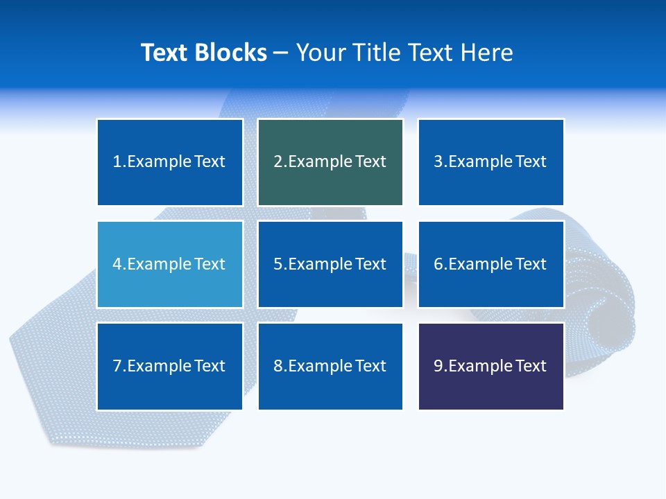 Stripy Elastic Clothes PowerPoint Template