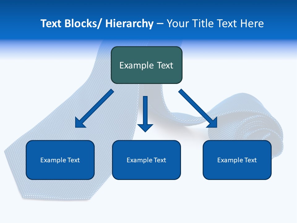 Stripy Elastic Clothes PowerPoint Template