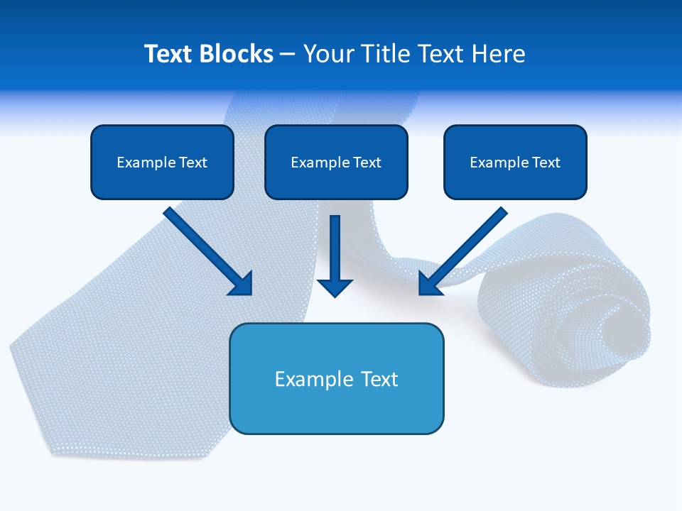 Stripy Elastic Clothes PowerPoint Template