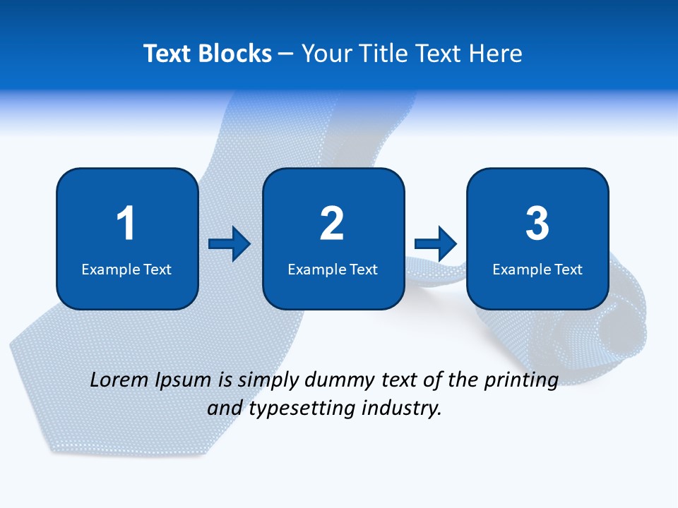 Stripy Elastic Clothes PowerPoint Template