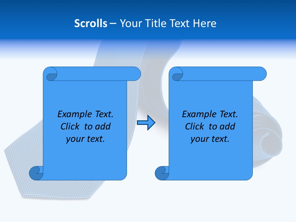 Stripy Elastic Clothes PowerPoint Template