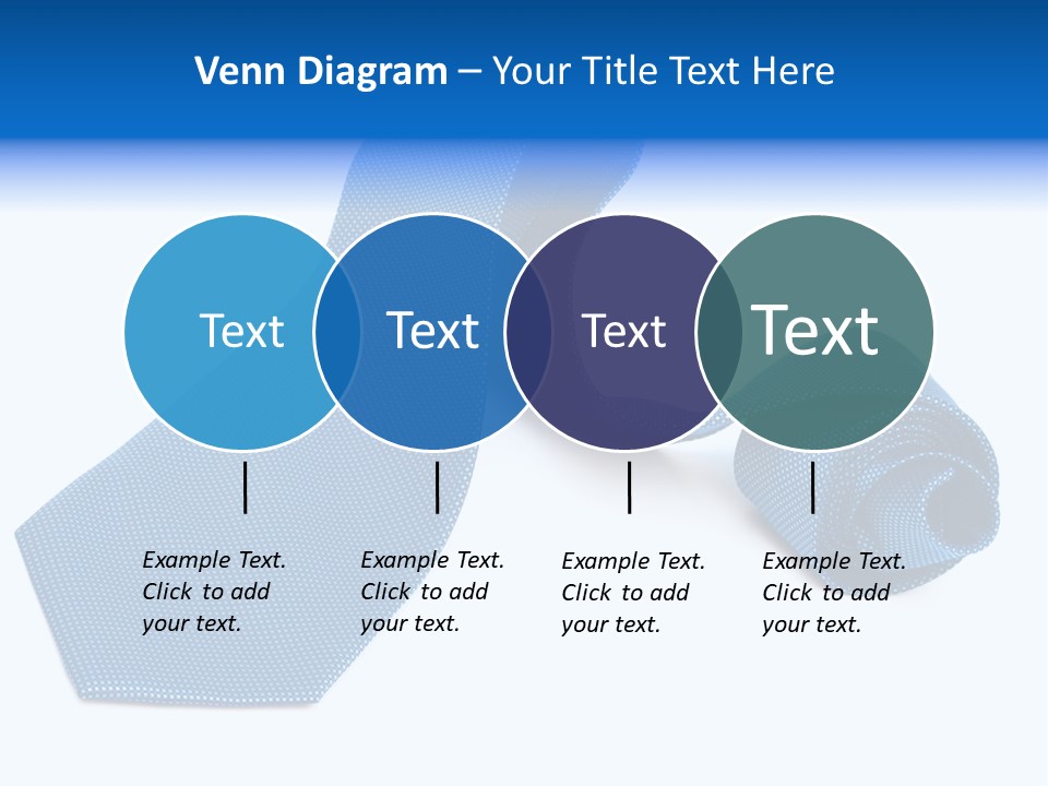 Stripy Elastic Clothes PowerPoint Template
