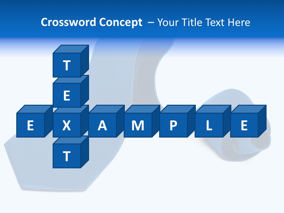 Stripy Elastic Clothes PowerPoint Template