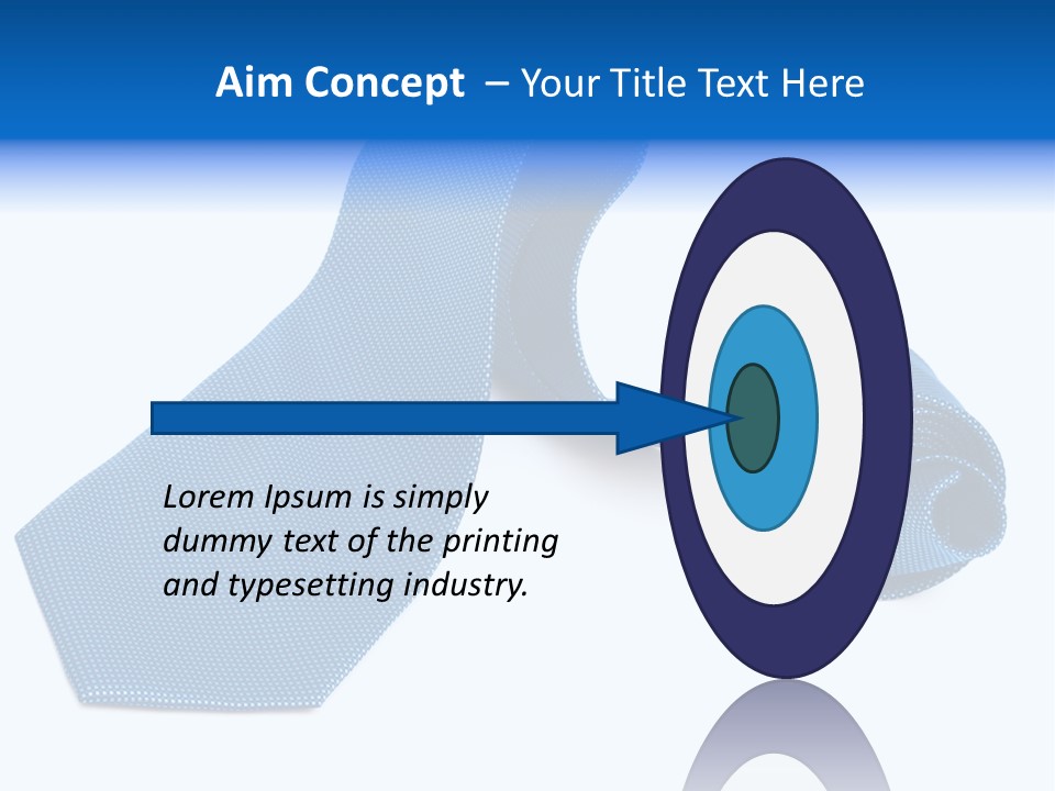 Stripy Elastic Clothes PowerPoint Template