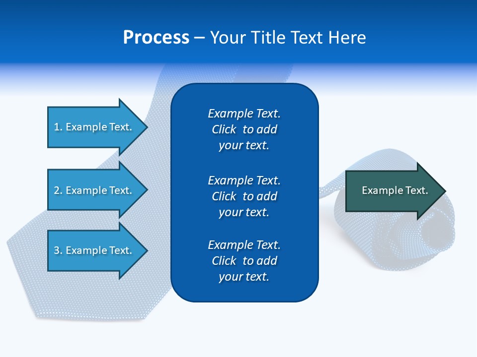 Stripy Elastic Clothes PowerPoint Template