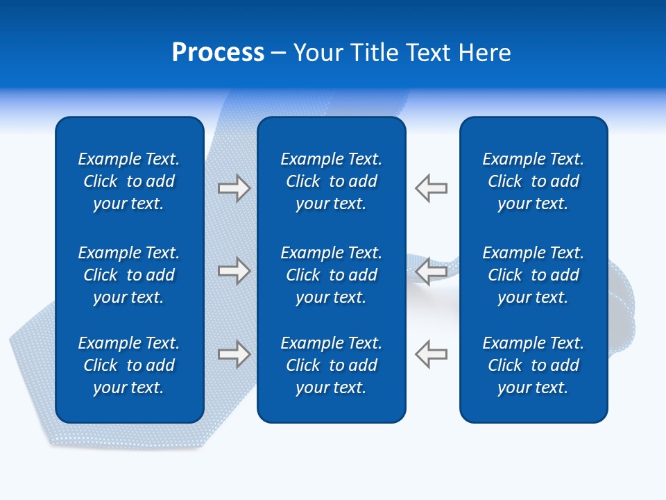Stripy Elastic Clothes PowerPoint Template