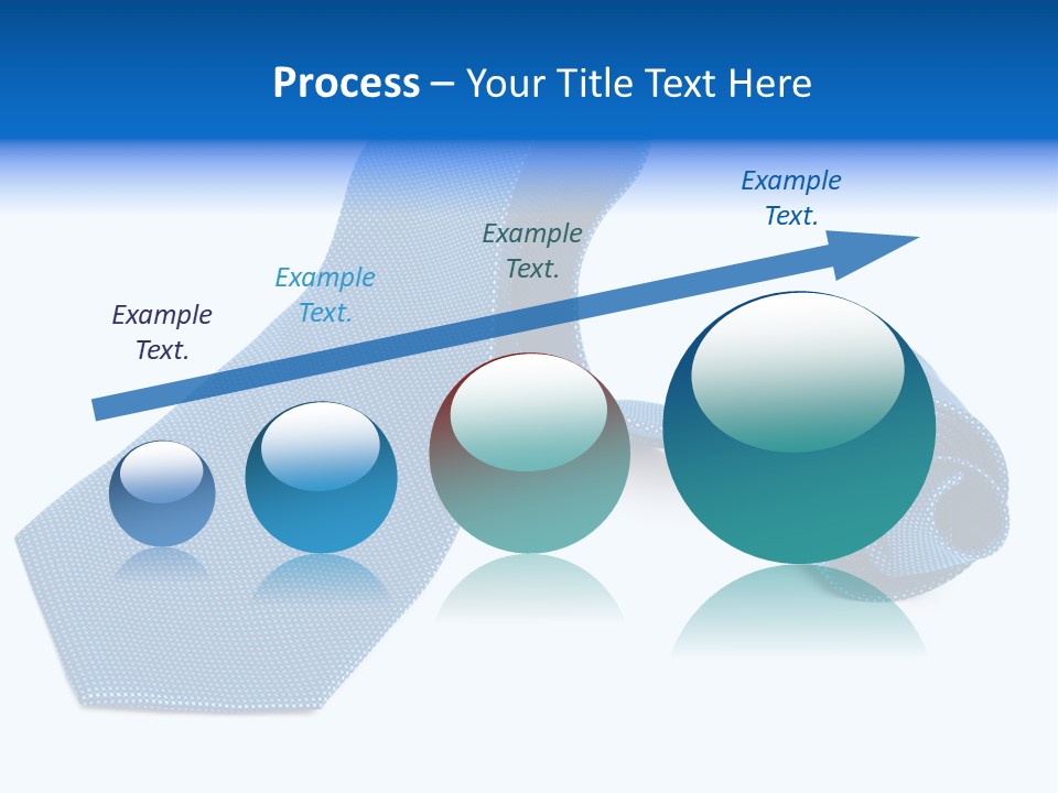 Stripy Elastic Clothes PowerPoint Template