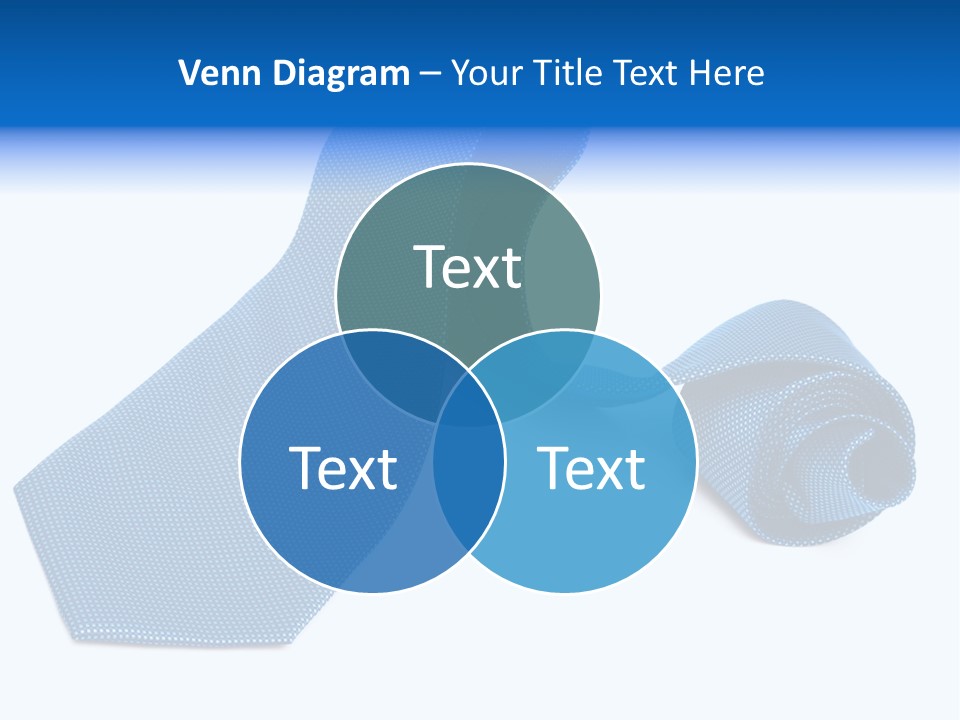 Stripy Elastic Clothes PowerPoint Template